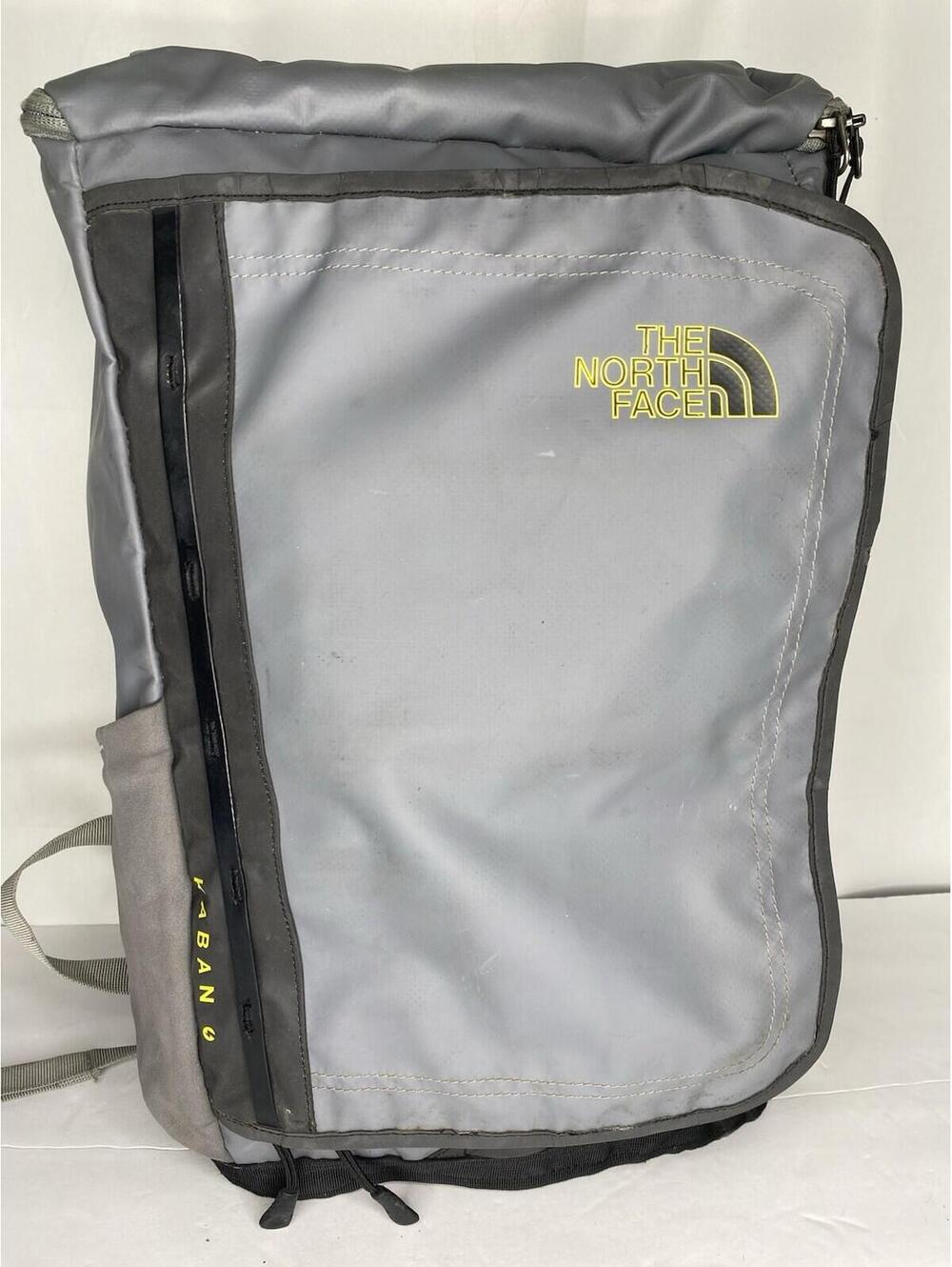 North Face Backpack KABAN Transit Flexvent (Gray/Gold) Pack bag Padded RARE